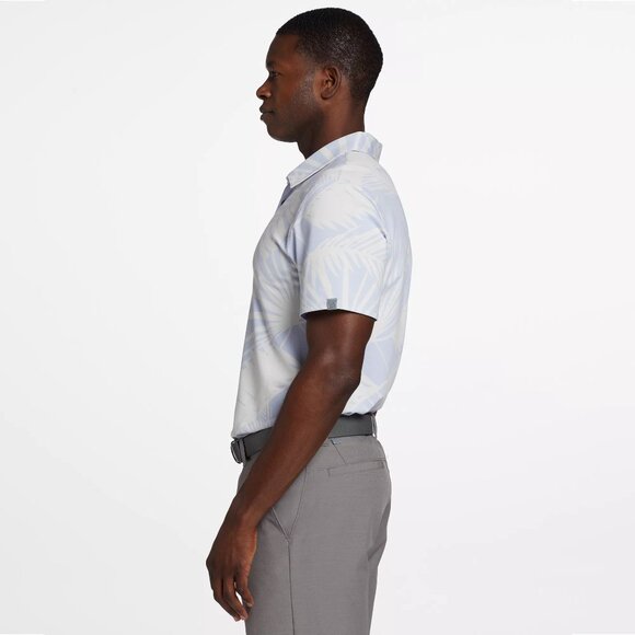 VRST Men's Leafy Palm Pique Polo - Picture 2 of 11